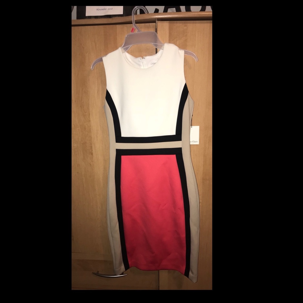 Calvin Klein Color Block Dress
